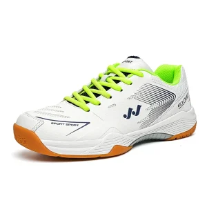 Unisex Rotary Lace up Ultra Lightweight Badminton Shoes Mesh Breathable Outdoor Tennis Shoes