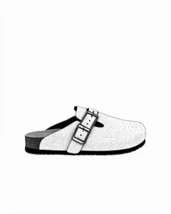 Unisex Suede Leather Shoes Platform Pattern Cork Sole Women Men Mule Clogs Manufacturers