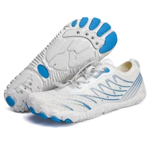 Unisex Toe Barefoot Quick Dry Aqua Sock Water Shoes Men’s Women’s Beach Swim River Pool Lake Hiking Breathable Mesh Rubber