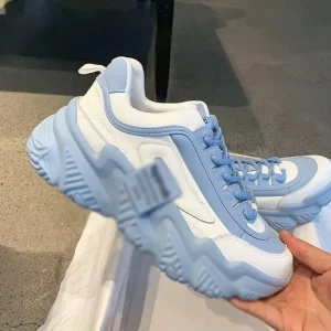 Versatile Lightweight Women’s Fashion Sneakers Height Increasing for Casual Walking Trendy Sports Shoes All Seasons