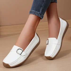Versatile Spring Slip On Loafers for Women Comfy Ballet Flats & Fashionable Mom Shoes