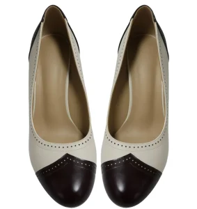 Vintage Round Toe Ankle Strap Dress Shoes with Thin Heels 7cm Women’s Daily Wear Anti-Slippery