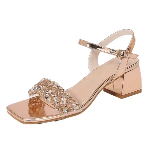 Waterproof Anti Slip Wedding Sandals with Cushioning and Soft Soled PU Leather