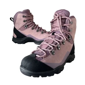 Waterproof Lightweight Hiking Boots Women Trekking Shoes Anti Slip Cow Suede Upper Cotton Lining All Seasons Outdoor Rubber