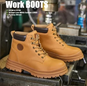 Waterproof Unisex Safety Shoes Steel Toe Boots Non Slip Lightweight Comfortable Factory & Construction Use