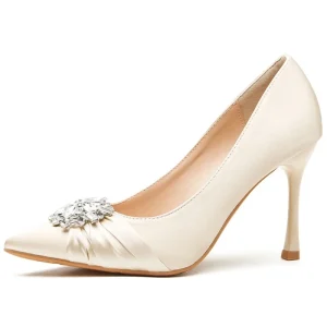 Wedding Bridal Heeled Dress Ladies Shoes and Sandals Bride Women’s High Heels for Ladies Luxury Pumps Chaussures Femme