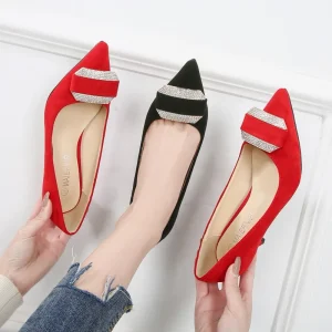 Wedding Shoes for Bride Loafers Shoes for Women Women Leather Boots Platform Heels Crystal Sandals Womens Heels