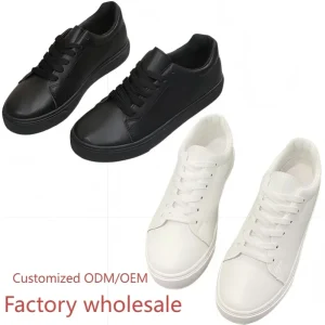 White Korean Women’s Waterproof Autumn Winter Spring Casual Sports Shoes Thick Sole Comfortable Versatile Board Sneakers