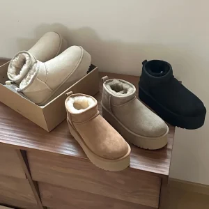 Winter Fur Snow Boots for Women Warm Comfortable Genuine Leather Lining & Recyclable