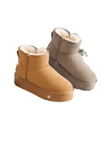 Winter New Arrival Women’s Thick Soled Snow Boots Warm Plush Lined Cotton Fashionable Boots