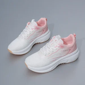 Woman’s Shoes Walking Style Running Breathable Mesh Thick Sole Heightened Casual Sports Sneakers Trendy Shoes for Women