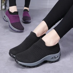 Women Breathable Sport Shoes Running Shoes Casual Comfortable Sneakers Platform Shoes