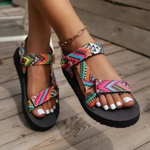 Women Fashion Summer Trend Shoes Classical Sandal PU Rubber Stnm Fashionable Light Shoes Summer Slippers for Women