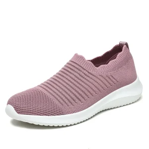 Women Mesh Breathable Shoe Slip on Athletic Running Casual Sneakers Shoes