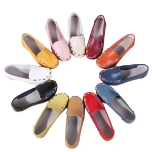 Women Microfiber Slip-On Flat Shoes EVA Hard-Wearing Casual Autumn Women’s Flats Slip-On Casual Shoes Summer Ladies Loafers