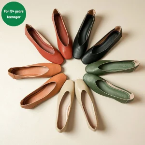Women Office Shoe Women Leather Dress Shoe Women’s Shoe Flat Ballerina Shoe Casual Shoe Ladies Formal Shoe School Girl Shoe