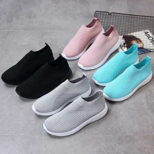 Women Running Sneakers Large Size Summer Breathable Sports Casual Shoes