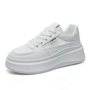 Women Shoes Light Women Sneakers Air Leather Tenis Feminino Shoes Breathable Trainers Casual White Sneakers