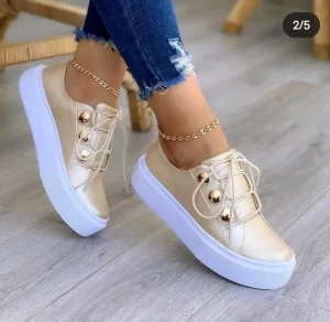 Women Sneakers Shoes Women Chunky Platform Sport Shoes Breathable Casual Walking Style Shoes for Ladies Girl