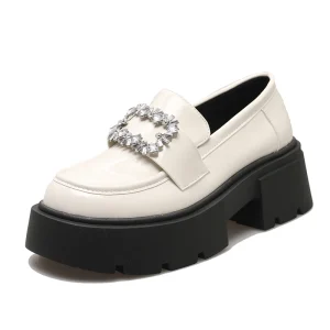 Women Soft Leather Fashion Ladies Loafers Light Weight Streetwear Loafers Women Loafer Shoes for Women