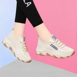 Women Sports Shoes Walking Style Mesh Comfortable Casual Sneakers