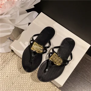 Women Summer PVC Flip Flops Lightweight Beach Sandals Casual Shoes Size 36-41