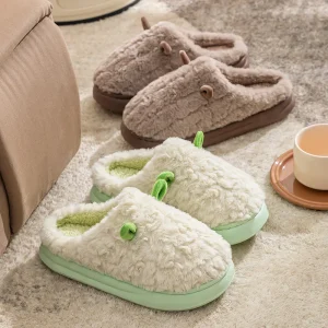 Women Winter Slipper Cute Cartoon Cotton Slippers Warm Anti slip Plush Slippers Home Winter Shoes