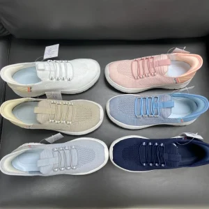 Women’S Casual Shoes Breathable Mesh Lace up Shoes Shock Absorption Sneakers