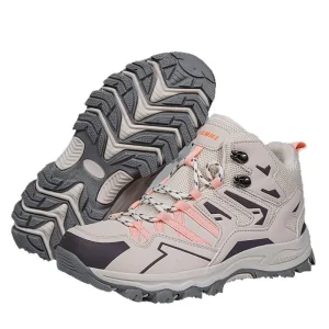 Women’S Winter Snow Hiking Boots Waterproof Anti Slip Warm Outdoor Trekking Boots for Snowy Mountain Climbing Camping