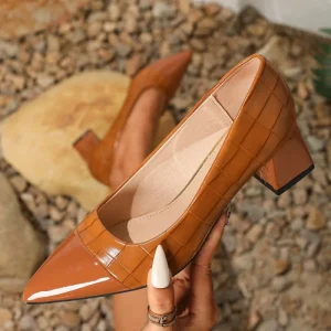 Women’s 5 cm High Heels Dress Shoes Slip On Pumps