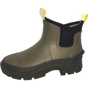 Women’s Adult Green Low Top Waterproof Rain Boots for All Seasons