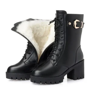 Women’s Ankle Boots Winter Boots Women’s Shoes Boots Thick Heel Women’s High Heels