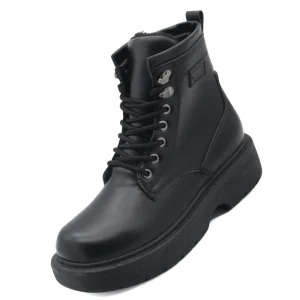 Women’s Ankle Leather Boots for Ladies Botas De Mujer Shoes for Women Ankle Boots for Ladies Soft Casual Mid Calf Lace Up Shoes