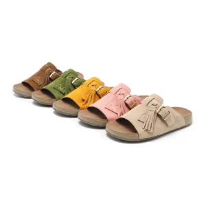 Women’s Anti Slip Light Breathable Summer Outdoor Genuine Leather Upper Mule