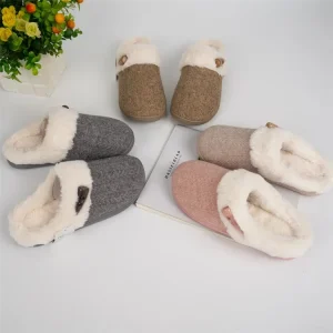 Women’s Autumn and Winter Warm Soft Slippers Anti-Slip Thermal Design