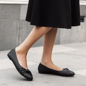 Women’s Ballet Flat Shoes Comfortable Office Flats for Women Daily Work Slip-On Casual Flat Shoes