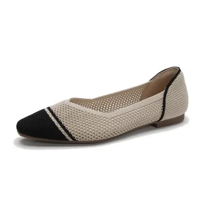 Women’s Ballet Flats Dressy Arch Support Pointed Toe Comfortable Slip-on Flat Casual Travel Work Business Office Leopard Shoes