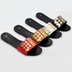 Women’s Beach Slippers Casual Flats Fashionable Open Toed Shoes Breathable Anti Slip Outdoor Sandals