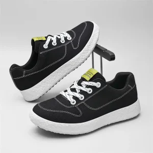 Women’s Breathable Canvas Sneakers Lightweight Comfortable Casual Shoes