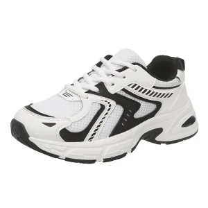 Women’s Breathable Casual Running Shoes with Thick Soles and Height Increasing Dad Shoes for Couples