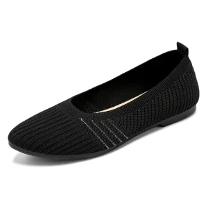 Women’s Breathable Flats Breathable Walking Shoes Women’s Flats with Soft Soles