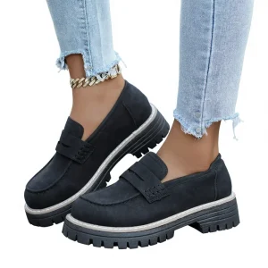Women’s Breathable Lightweight Spring Outdoor Jogging Shoes Anti-Slip Faux Suede Upper Rubber Sole Height Increasing