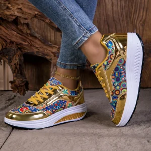 Women’s Breathable Mesh Sneakers Spring New Color Matching Lace Casual Outdoor Flat Sport Vulcanized Shoes JY365
