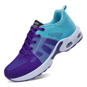 Women’s Breathable Spring Autumn Running Sneakers Comfortable Soft Lighted Shoes Solid Free Sample Available for Winter Walks