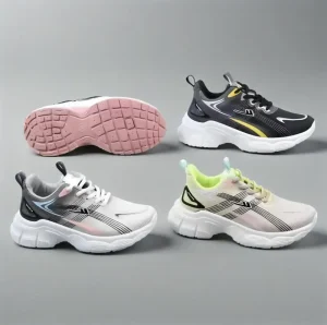 Women’s Breathable Spring Casual Sports Shoes Running Cushioning Comfortable Anti Slippery Walking Style Sneakers