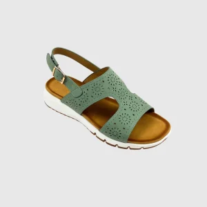 Women’s Breathable Summer Wedges Low Heel Sandals Platform Ladies Footwear Wide Width Chunky China Sandals Custom