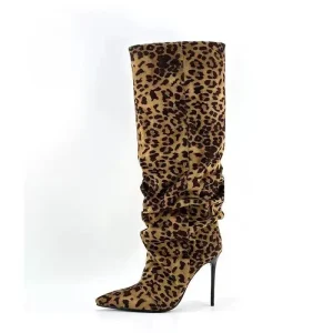 Women’s Calf Boots Ankle Boots Thigh High Boots Fashion Leather Boots Heels Casual Boots for Women