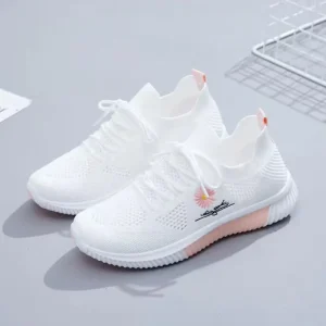 Women’s Casual Breathable Sneakers Custom Logo Simple Campus Fashion Running Shoes Sneakers for Women and Ladies