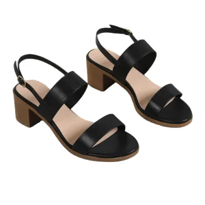 Women’s Casual Fashion All-In-One Style High-Heeled Sandals Soft and Comfortable for Outdoor Use