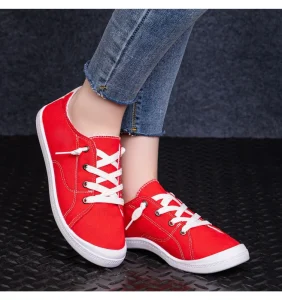 Women’s Casual Fashion Soft Comfortable Lace Up Casual Sneakers